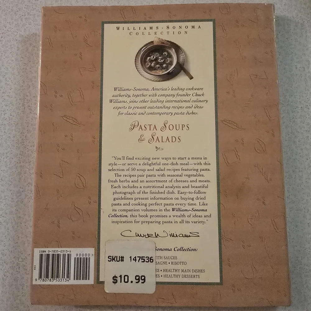 Williams-Sonoma Collection Pasta Soups & Salads‎ book